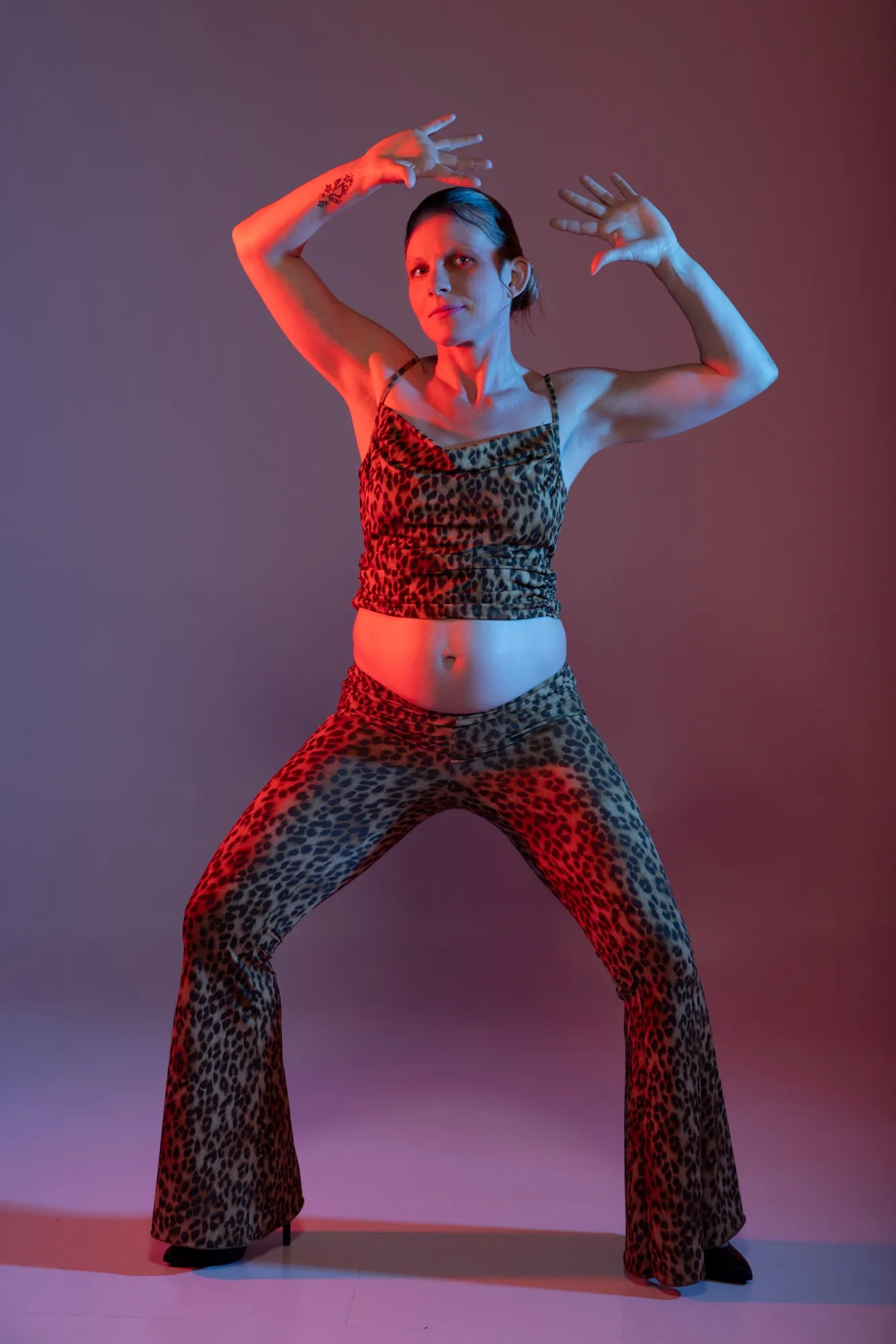 Leo Cyberpunk — gravid editorial, leopardprint